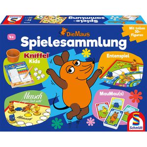 Schmidt-Spiele Brettspiel Die Maus, Spielesammlung, ab 4 Jahre, 2-4 Spieler