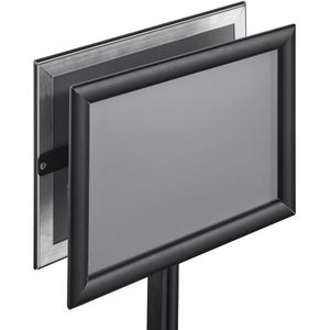 Produktbild für Infoständer Böttcher-AG Classic aus Aluminium, schwarz, A4