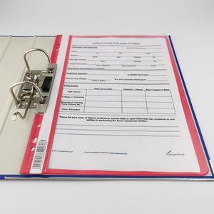 Produktbild für Schnellhefter D.RECT 009013, A4, rot