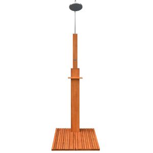 Produktbild für Gartendusche vidaXL 41770, Holz, Kaltwasserdusche, braun