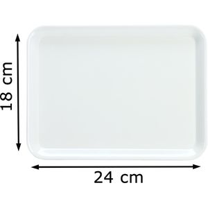 Produktbild für Serviertablett Zeller 26693, eckig, 24 x 18 cm