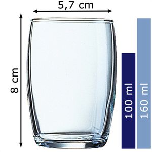 Produktbild für Trinkgläser Arcoroc Baril Becher ARC 61633
