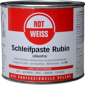 Autopolitur RotWeiss 3000, Schleifpaste Rubin