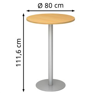 Produktbild für Stehtisch Hammerbacher STH08, buche