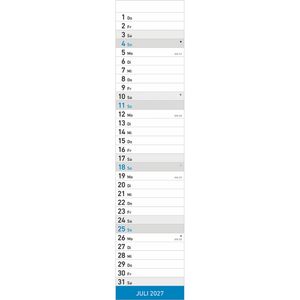 Produktbild für Streifenkalender Alpha 111700, Streifenplaner, blau