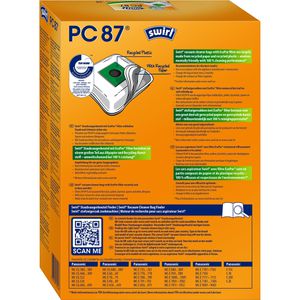 Produktbild für Staubsaugerbeutel Swirl PC 87 Pure Air, 4 Stück