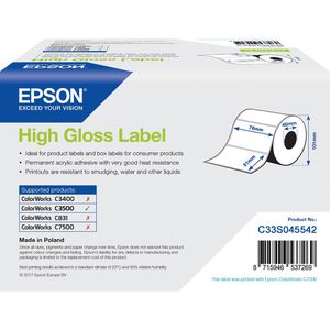 Produktbild für Epson-Etiketten Epson High Gloss Label S045542