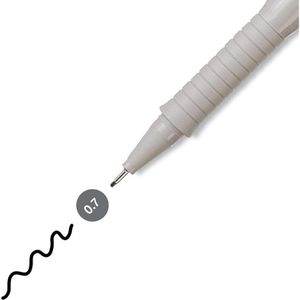 Produktbild für Fineliner Faber-Castell Ecco Pigment, schwarz