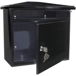 Produktbild für Briefkasten Rottner T00178, Wörthersee, anthrazit, aus Stahl