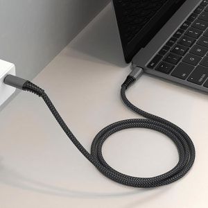 Produktbild für Ladekabel 4smarts PremiumCord, schwarz, 1,5m