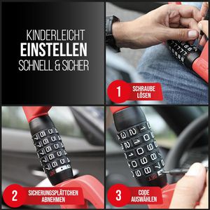 Produktbild für Lenkradkralle Heyner 850400 Pedalblock Pro