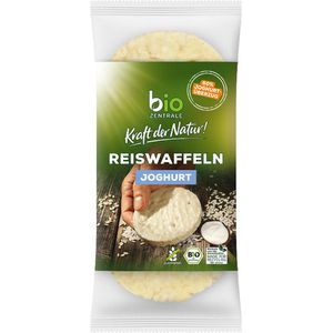 Bio-Zentrale Reiswaffeln Joghurt, BIO, gepuffter Reis mit Joghurt, 100g
