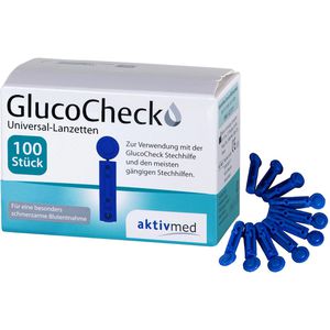 Lanzetten GlucoCheck Universal bunt, steril