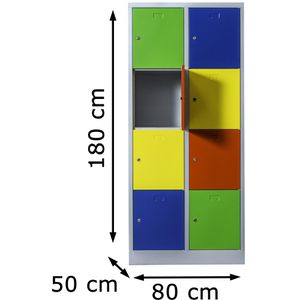 Produktbild für Schließfachschrank ClassiX X-523422, bunt