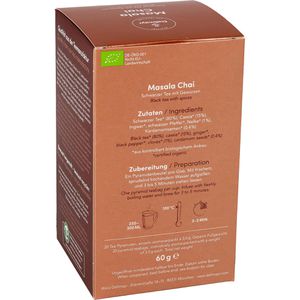 Produktbild für Tee Dallmayr Pyramiden Masala Chai, BIO