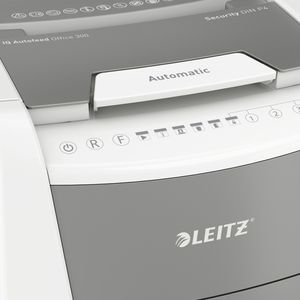 Produktbild für Aktenvernichter Leitz 8015 IQ Autofeed Office 300, mit Rollen
