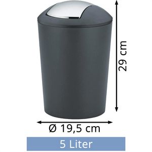 Produktbild für Mülleimer Kela Marta, 22302, grau