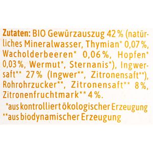 Produktbild für Sirup Voelkel Ingwer demeter, BIO
