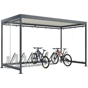 Fahrradunterstand WSM Economy Köln Bike K4 4702 XBF, anthrazit