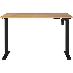 Produktbild für Schreibtisch Germania Profi 3.0, 8022-582, eiche / schwarz