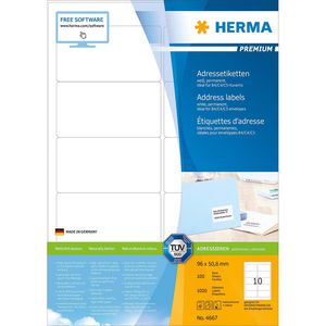 Produktbild für Adressetiketten Herma 4667 Premium, weiß