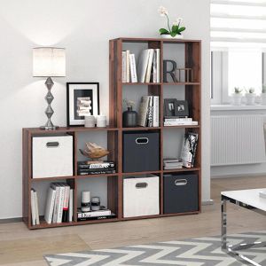 Produktbild für Bücherregal Vicco Scutum, dunkelbraun