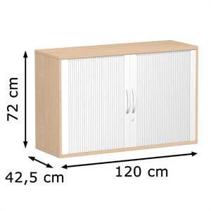 Produktbild für Rollladenschrank Geramöbel Flex, S-312110-SB, aus Holz