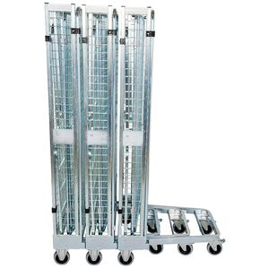 Produktbild für Rollbehälter HMH nestbar Tür, ZWB, Nutzhöhe 1615mm