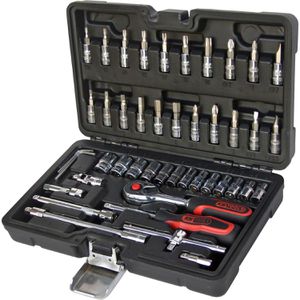 Werkzeugkoffer KS-Tools Steckschlüssel CHROMEplus 918.0648