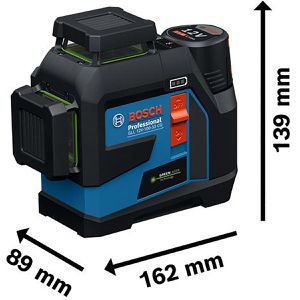 Produktbild für Kreuzlinienlaser Bosch 0601065400, GLL 12V-100-33 CG, 3 x 360°