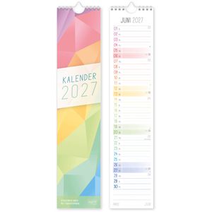 Streifenkalender Häfft 11396-0, Rainbow