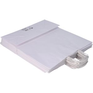 Produktbild für Papiertüten Mailmedia weiß