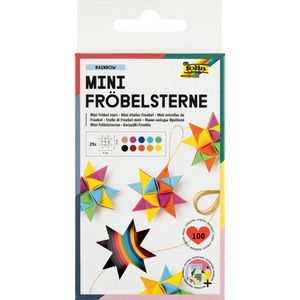 Produktbild für Faltblätter Folia 1295 Mini Fröbelsterne Rainbow