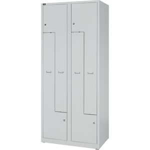 Produktbild für Spind Bisley-Light GL08Z-245, Z-Spind, lichtgrau