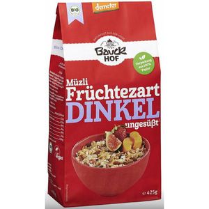 Bauckhof Müsli Dinkelmüzli Früchtezart, BIO, 425g