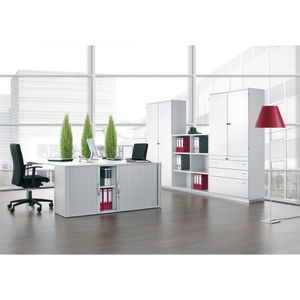 Produktbild für Rollladenschrank Geramöbel Flex, S-383110-SW, aus Holz
