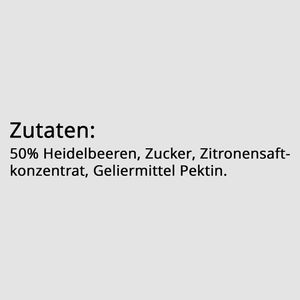 Produktbild für Konfitüre Darbo Naturrein Extra, Wildheidelbeeren