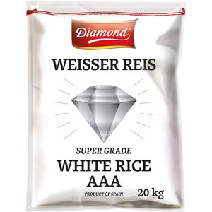 Reis Diamond weißer Reis aus Spanien