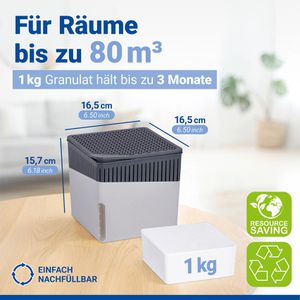 Produktbild für Luftentfeuchter Wenko Cube 50221100, Granulat