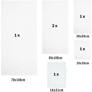 Produktbild für Handtuch Betz Berlin Set, weiß, 100% Baumwolle, 360 g/m²