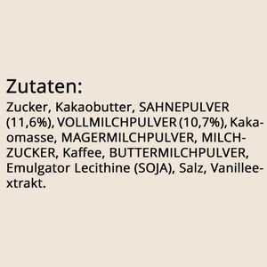Produktbild für Minischokolade Merci Petits Kaffee Sahne