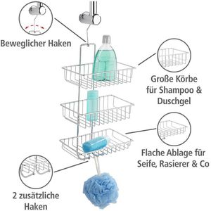 Produktbild für Duschablage Wenko Nivala Duschcaddy, verchromt