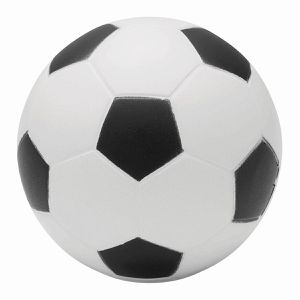 Böttcher-AG Stressball Kick Off, weiß/schwarz, ø 7cm, Fußball