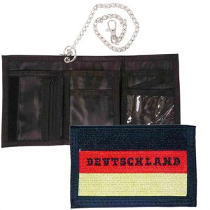Produktbild für Portemonnaie Rock-Daddy mit Deutschland Stickerei, Polyester