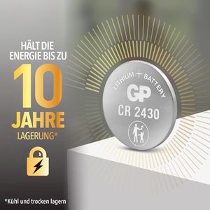 Produktbild für Knopfzelle GP Batteries CR2430