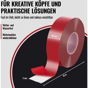 Produktbild für Doppelseitiges-Klebeband Poppstar 1010417