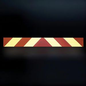 Produktbild für Fahrzeugkennzeichnung Reflexallen Heckwarntafel