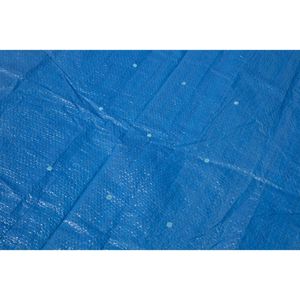 Produktbild für Poolabdeckung Bestway 58103, aus PE, blau, mit Spannseil