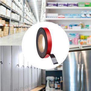 Produktbild für Magnetband Böttcher-AG rot