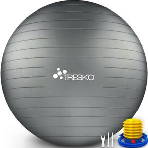 Gymnastikball Tresko Anti-Burst, mit Luftpumpe